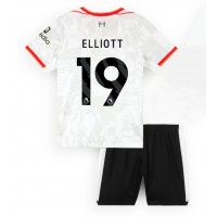 Camiseta Liverpool Harvey Elliott #19 Tercera Equipación Replica 2024-25 para niños mangas cortas (+ Pantalones cortos)